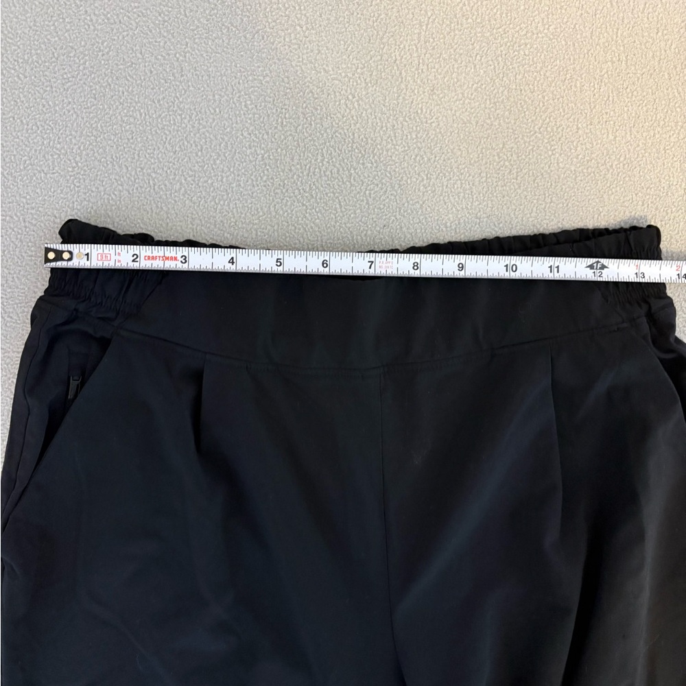 Athleta Brooklyn Wide Leg Crop Pants Black Size 6 Travel Work Athleisure - Picture 8 of 9